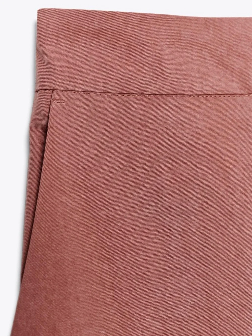 ZARA High-waisted Straight-Leg Trousers in Dusty Rose. L NWT